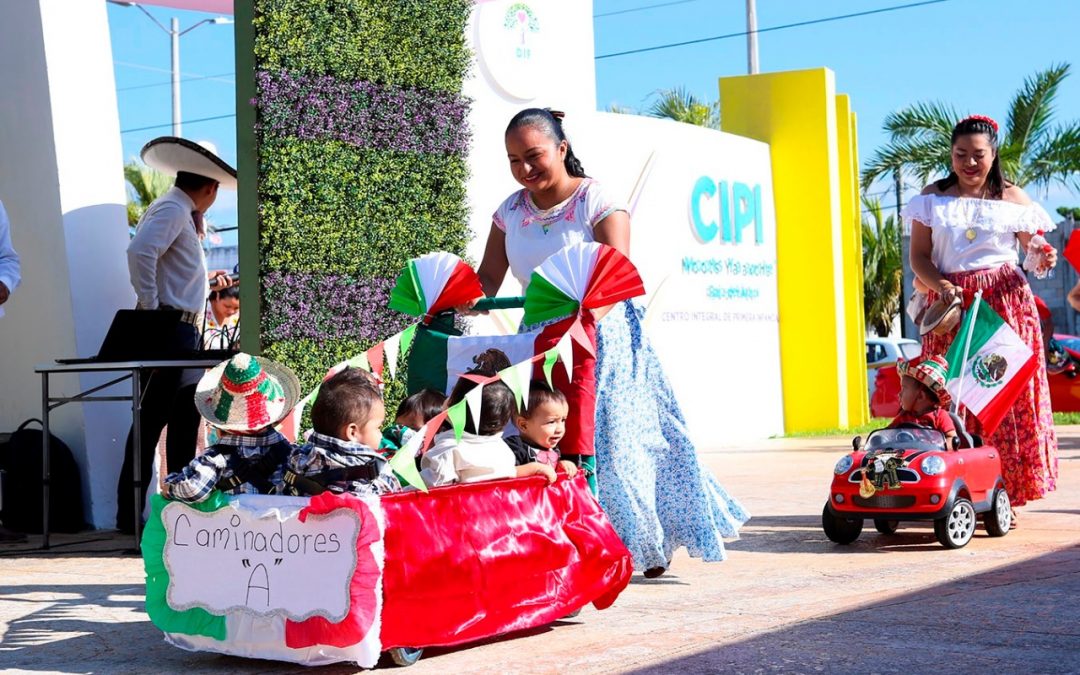 Fomenta DIF Quintana Roo en niñas y niños las tradiciones y cultura de México