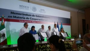 Entendimiento en materia de cooperación laboral,Gobernador Carlos Joaquín,STPS,Secretaría del trabajo y previsión social