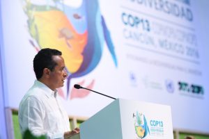 Carlos Joaquín,COP 13,desarrollo económico sustentable,ASPY 2030,coral