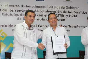 Gobierno de Quintana Roo, gobernador carlos Joaquín, Carlos Joaquin, convenio colaboración servicios estatales de salud