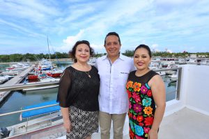 Carlos Joaquin, APIQROO, Alicia Ricalde, Perla Tun, isla de cozumel, obra para cozumel, infraestructura cozumel