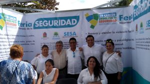 SESA, Alejandra Aguirre Crespo, Feria Itinerante de Seguridad, módulos de prevención, adicciones,